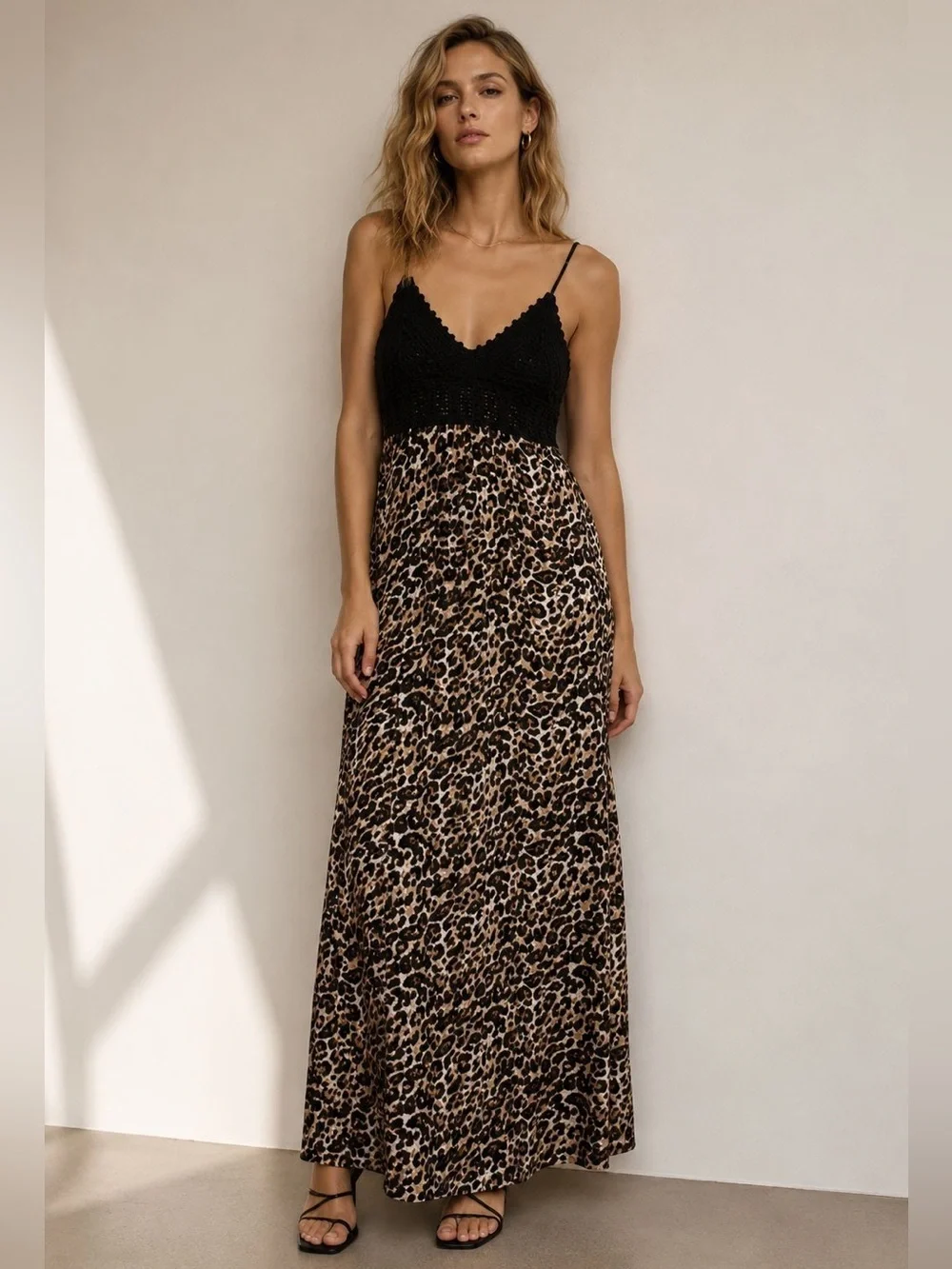 Fashion Nova Tamera Leopard Maxi Dress – Size XS